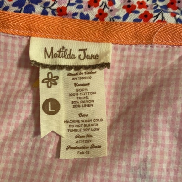 Matilda Jane button down long sleeve Shirt - Picture 7 of 8